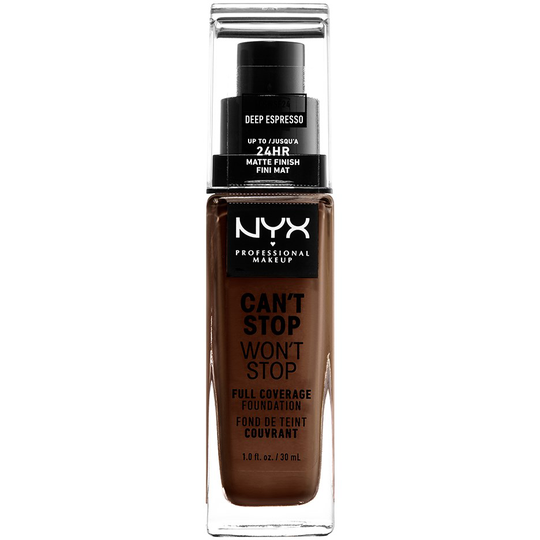 NYX PROFESSIONAL MAKEUP Can't Stop Won't Stop Foundation Deep espresso
