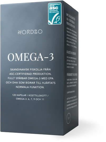 Nordbo Omega-3 kapslar 120 st