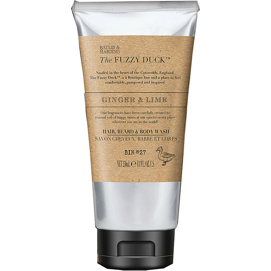 Men's The Fuzzy Duck Ginger & Lime Hair & Body Wash, 250 ml Baylis & Harding Schampo för män
