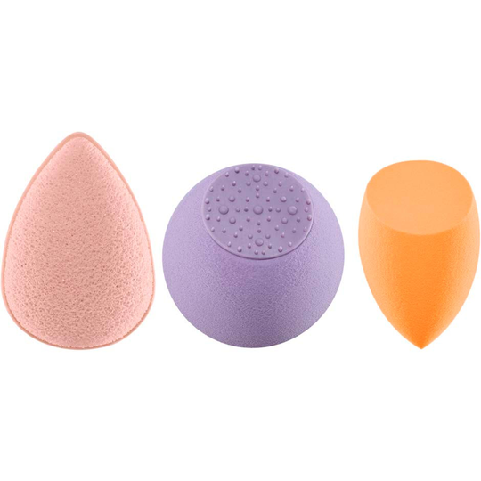 Pro-Glow Radiant Complexion Kit, Real Techniques Sminksvampar