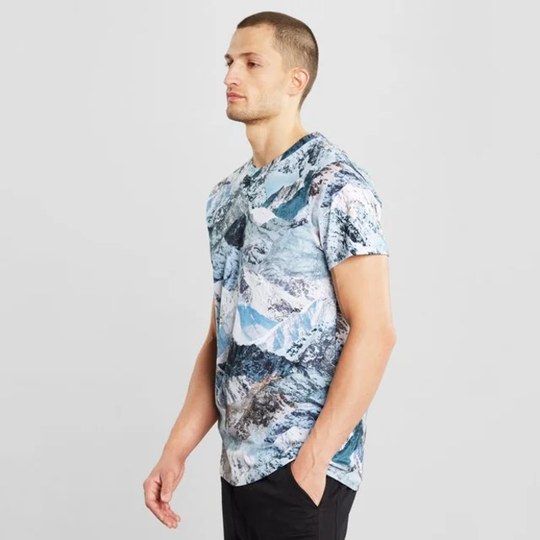 T-shirt Stockholm Mountain Collage Multi Color