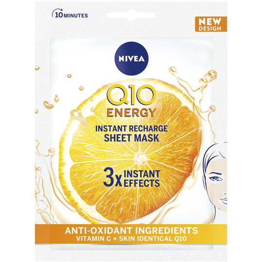 Nivea Face Q10 Energy Instant Recharge Sheet Mask 1 st