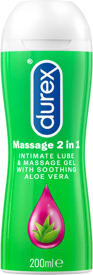 Durex Play Massage 2 in 1 Aloe Vera Glidmedel 200 ml