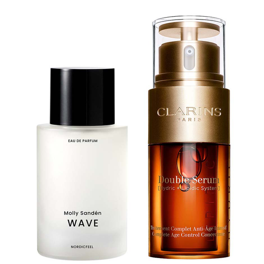 Wave & Clarins Double Serum Set, Molly Sandén by Nordicfeel Unisex