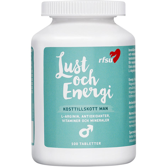 Lust & Energy Man, 100 pcs RFSU Kosttillskott & Vitaminer