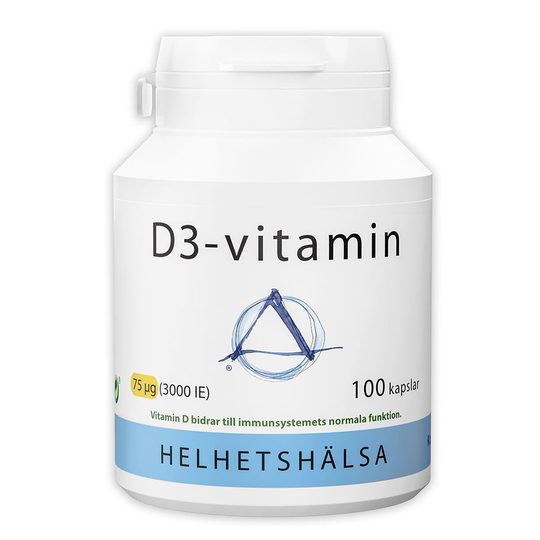 D3-vitamin 75 µg, Helhetshälsa Kosttillskott