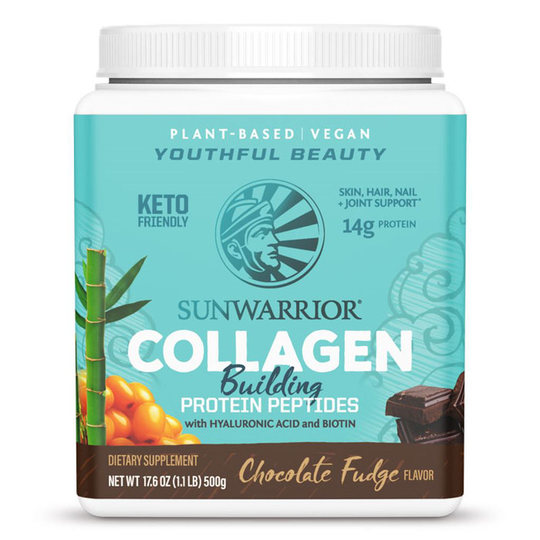 Sunwarrior Collagen Building Protein Peptides Choklad 500 g