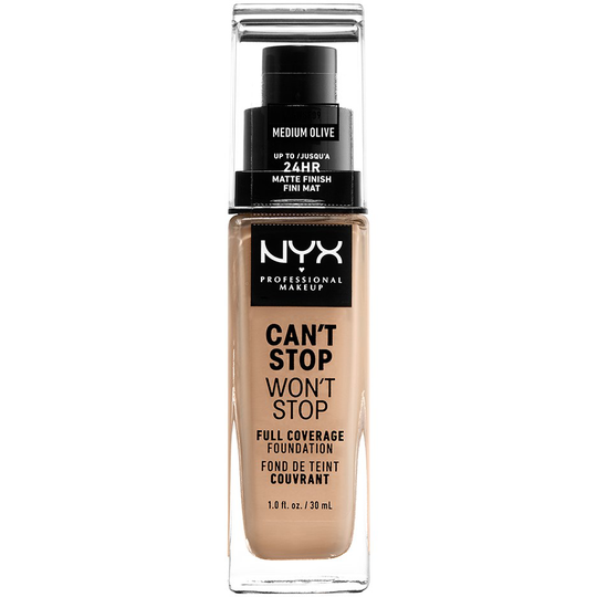 NYX PROFESSIONAL MAKEUP Can't Stop Won't Stop Foundation Medium olive