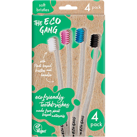 Adult Plant Based Toothbrush, The Eco Gang Tandborstar