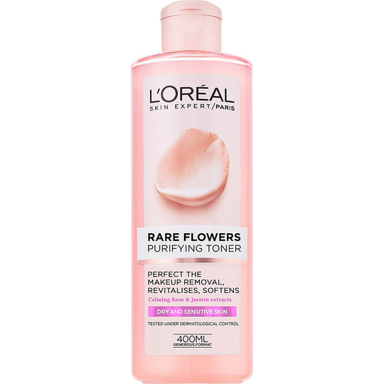 L'Oréal Paris Rare Flowers Purifying Toner Dry/Sensitive, 400 ml L'Oréal Paris Ansiktsvatten