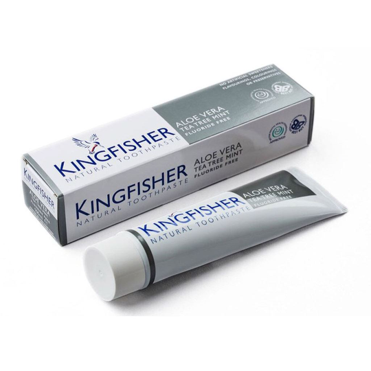 Kingfisher AloeVera TeaTree Mint Tandkräm Utan Fluor 100 ml
