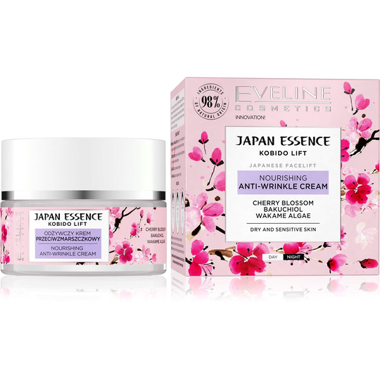 Eveline Cosmetics Japan Essence Nourishing Anti-Wrinkle Cream 50 ml