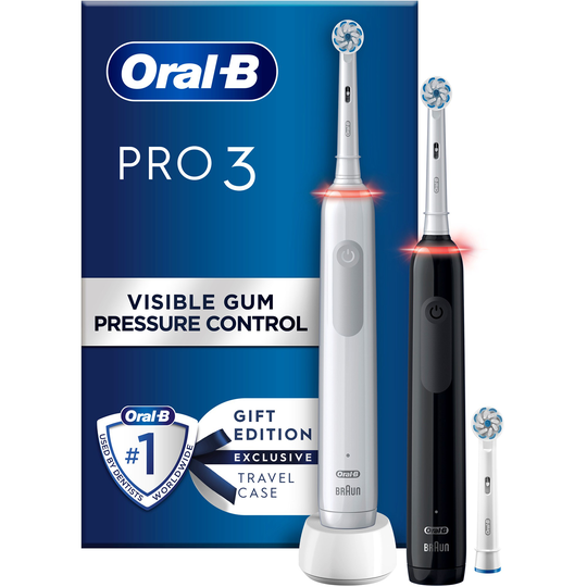Oral B Pro3 3900N White Sens +Black Sens