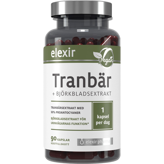 Elexir Pharma Tranbär 90 st