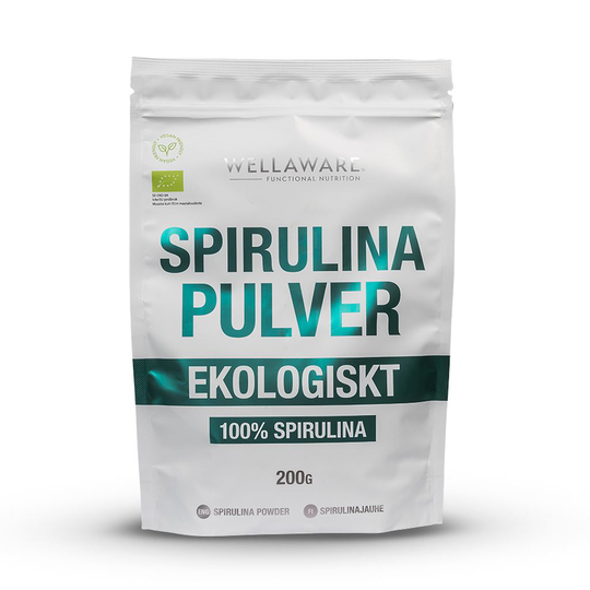 Wellaware Ekologisk Spirulina 200 g