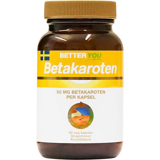 Betakaroten 50mg, Better You Kosttillskott & Vitaminer