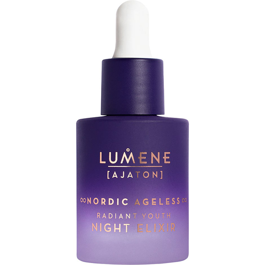 Nordic Ageless Radiant Youth Night Elixir, 30 ml Lumene Ansiktsserum