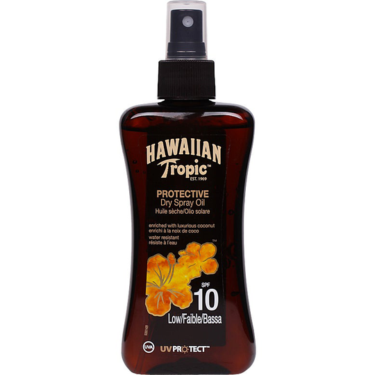 Hawaiian Tropic Protective Dry Spray Oil, SPF 10, 200 ml Hawaiian Tropic Solskydd & Solkräm