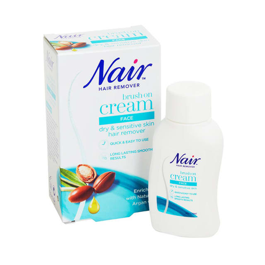 Hair Removal Cream Brush-On Face