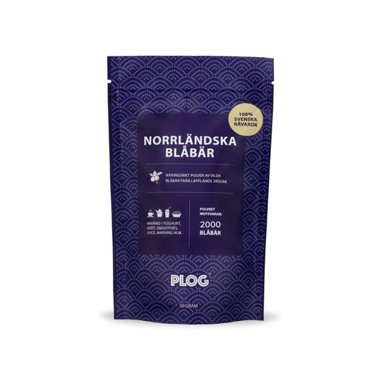 PLOG Norrländska Blåbär Pulver 50 g
