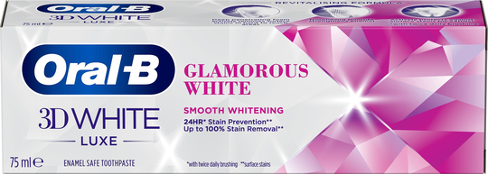 Oral-B 3D White Luxe Glamorous Shine tandkräm 75 ml
