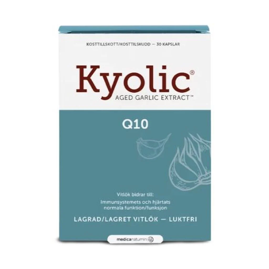 Kyolic Aged Garlic Extract + Q10 30 kapslar