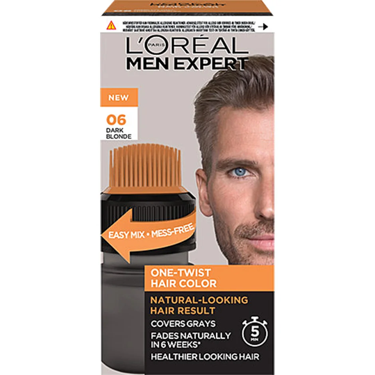 Men Expert One-Twist Hair Color, 1 st L'Oréal Paris Brun hårfärg