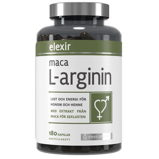 Maca L-arginin, Elexir Pharma Kosttillskott