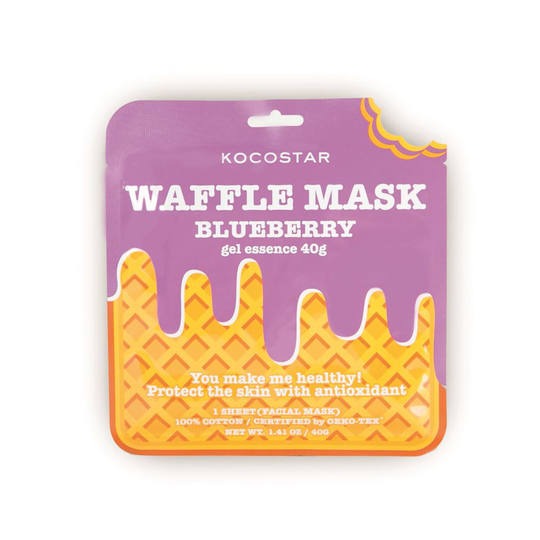 KOCOSTAR Waffle Mask Blueberry 1 st