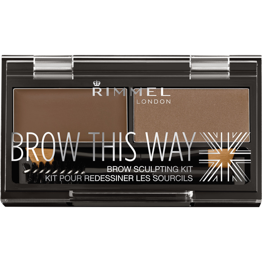 Rimmel Brow This Way Eyebrow Powder Kit 002 Medium Brown