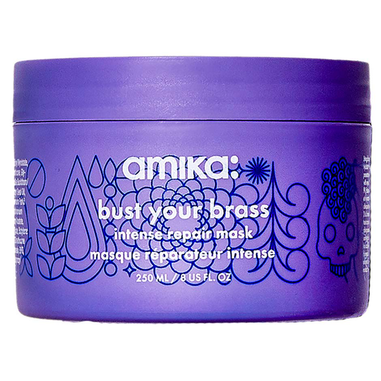 Bust Your Brass Purple Mask, 250 ml Amika Hårvårdstillbehör