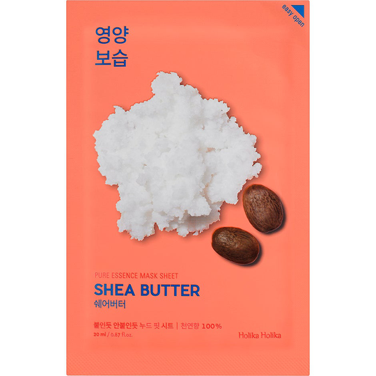 Holika Holika Pure Essence Mask Sheet - Shea Butter, Holika Holika K-Beauty