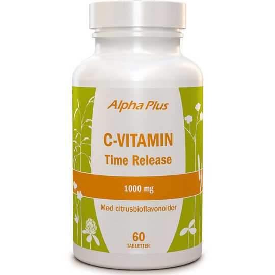 C vitamin Time Release 1000mg, Alpha Plus Kosttillskott & Vitaminer