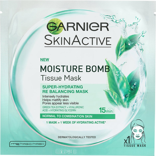 Moisture Bomb Super-Hydrating Re Balancing Mask, Garnier Ansiktsmask