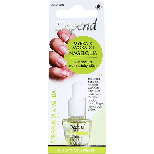Myrrh & Avocado Nail Oil, Depend Nagelvård