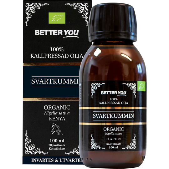Svartkumminolja EKO Kallpressad, 100 ml Better You Hudserum & Kroppsolja
