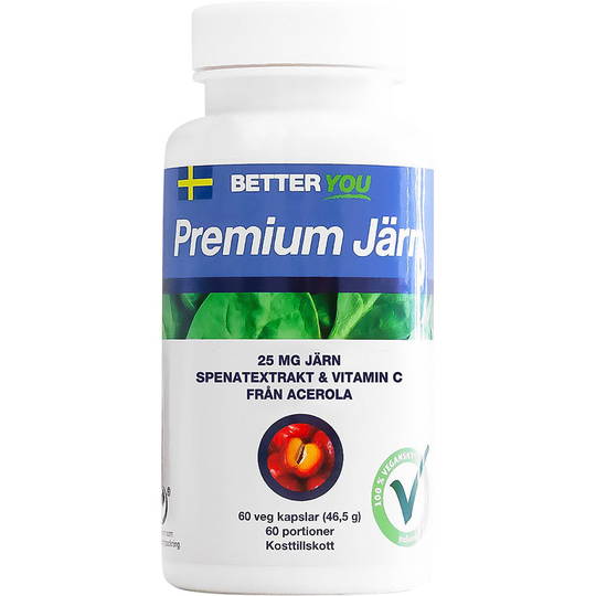 Premium Järn, Better You Kosttillskott & Vitaminer