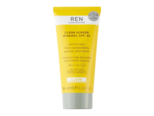 Clean Screen Mineral SPF30 50ml, REN Solskydd & Solkräm
