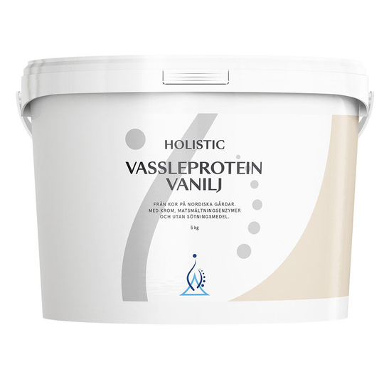 Vassleprotein Vanilj, 5 kg Holistic Kosttillskott