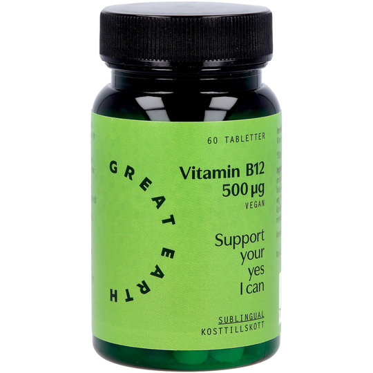 Great Earth B12 500 mcg 60 tab