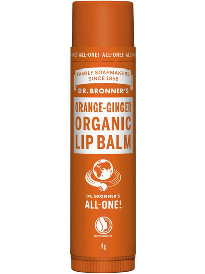 Dr. Bronner's Lip Balm Orange Ginger