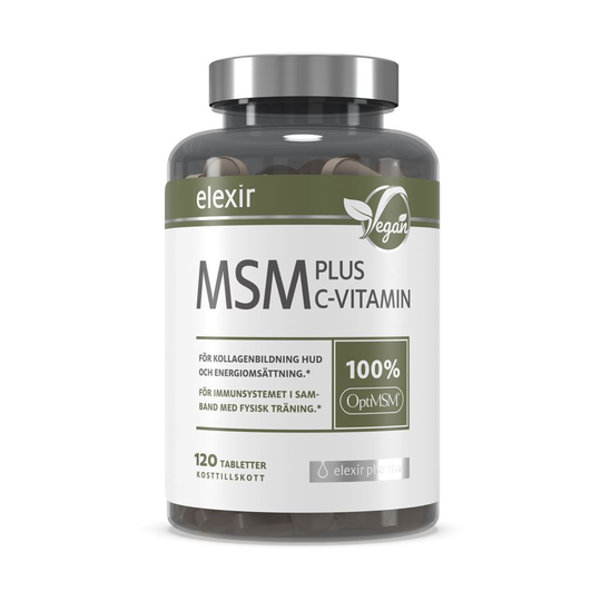 Elexir Pharma MSM + Vitamin-C 120 st