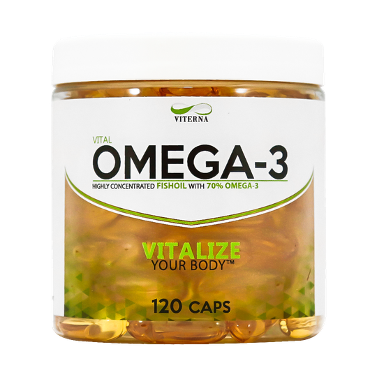 Viterna Omega 3 Högkoncentrerad (70%) 120 Caps