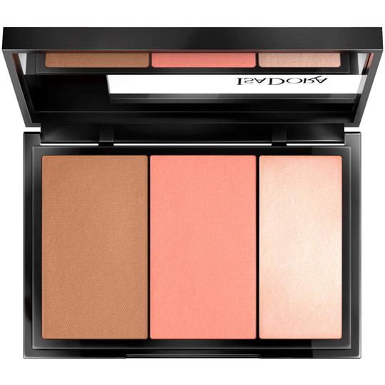 IsaDora Face Sculptor 3-in-1 Palette Warm Peach