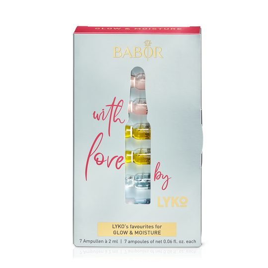 BABOR Ampoules Glow & Moisture With Love By LYKO & BABOR