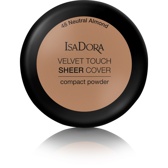 IsaDora Velvet Touch Sheer Cover Compact Powder 48 Neutral Almond