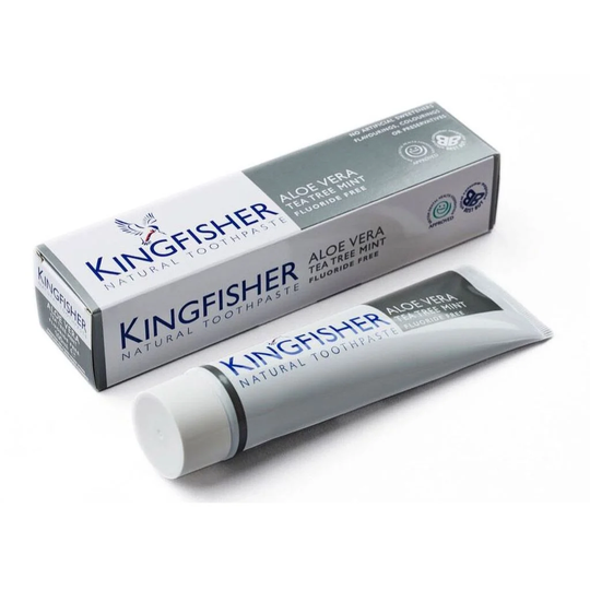 Kingfisher AloeVera TeaTree Mint Tandkräm Utan Fluor 100 ml