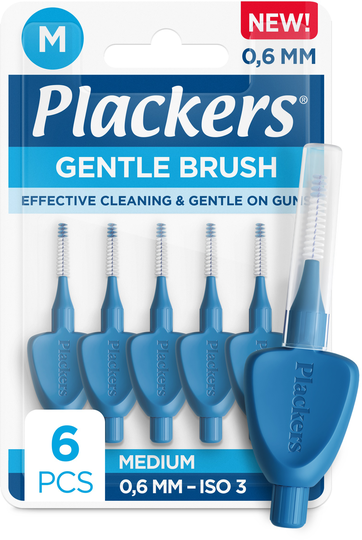 Plackers Gentle Brush 0,6 mm 6 St