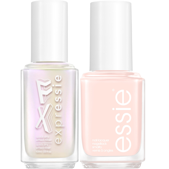 Essie Ballet slippers+Iced Out FX Filter Top Coat