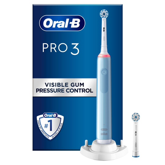 Oral-B Pro 3 3200S Blue Eltandborste Designed By Braun 1 st